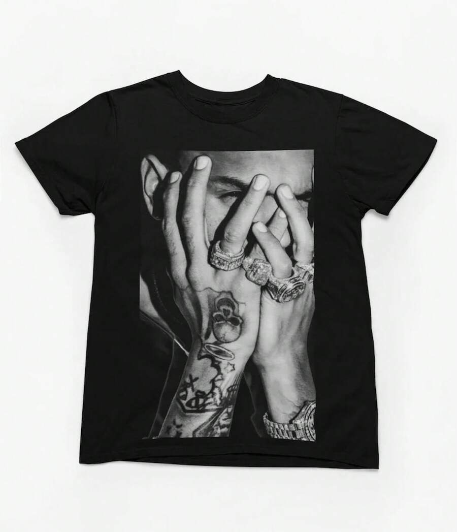 Men T-Shirts - Black - View 1