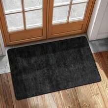 Black Solid Color Modern Minimalist Washable Rugs Area Rugs For Living Room Doormat Bathmat Room Decoration Rugs For Bedroom Large Carpets Ultra Soft Dining Room Rug Low Pile Rug For Home Office Decor Kitchen Rugs For Entryway Bathroom - 多色DT - 查看 5