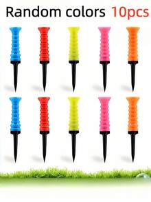 5/10 Golf Ball Holders, Golf Ball Holder, Multi-Color Design Reduces Friction And Lateral Rotation, Uses Durable Materials And Sturdy Design, Drag Reduction Design, Can Improve Hitting Stability And Smoothness, Easy To Remove And Insert, Fashionable And Beautiful, Has Good Elasticity, Suitable For Golf Sports. - Multicolor - View 8