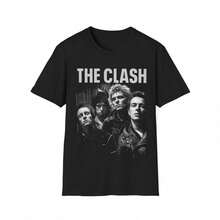 The Clash T- Punk k Merch LIMITED The Clash Uni T-s - Hoodies - Swea & youth Camiseta 100% Algodón Unisex - Playera Casual Premium de Corte Cómodo - Negro - Ver 1