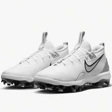 Nike Force Trout 9 Elite MCS FZ0884-102 Mens White Molded Baseball Cleats LIQ602 - White - View 9