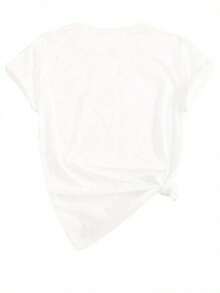 Gift Women's Sloth Watercolor T-Shirt - 100% Comfortable Fit, Tropical Design Featuring Sloths And Hibiscus Flowers, Casual Crew Neck Top Suitable For Beachwear, Vacations, And Everyday Wear, Relaxed Style, Summer Essential, Hibiscus Print, Soft Fabric, Breathable Material, Bohemian Fashion Style. Soft - 白色的 - 查看 3