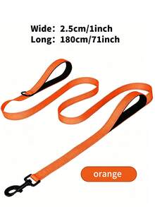 Heavy Duty Dual Handle Dog Leash, 5-6 Ft, Shock Absorbing Dog Walking Leash With Reflective Strips, Suitable For Large, Medium And Small Dogs, Great For Outdoor Walking And Training - Multicolor - View 17
