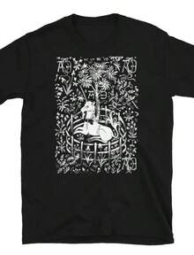 1 Unicorn Nurse T-Shirt, RN T-Shirts, Gifts For Nurses, Unicorn Nurse T-Shirt, Registered Nurse T-Shirt, Unicorn Art, 180g 100% Cotton - 黑色 4 - 查看 12