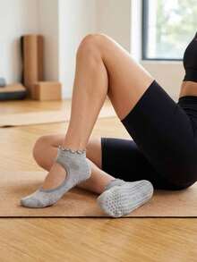 1/3 đôi tất lưới dành cho nữ, tất tập yoga, tất Pilates, tất thể thao, tất thuyền. - Nhiều màu - Xem 3