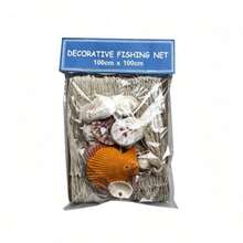 These Nautical Fishing Net Decorations, Adorned With Starfish, Feature A Vintage Marine Style. They Are The Perfect Prop For Pirate-Themed, Hawaiian-Themed, And Ocean-Themed Parties.House Decor And Accessories - Multicolor - View 11
