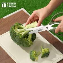 Extra Long Stainless Steel Scissors - Kitchen Shears, Essential Accessory And Tool For Grilling, Suitable For Cutting Roasted Meat, Poultry And Vegetables, Stainless Steel Blades - Extended Blade, Ergonomic Handle For Women - Stainless Steel Kitchen Scissors - View 9