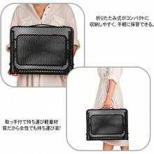 サイドメッシュポケット付きキャンプ用折りたたみテーブル アウトドア軽量ポータブルローテーブル 耐熱焚き火ピクニックテーブル - 日本 - チェックする 5