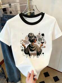 Nací para divagar, obligado a encerrarme en una camisa, camiseta de humor de gato divertida, camisa de gato personalizada dual, camiseta gráfica de gato tonto, camisa de meme de gato desquiciado - Blanco - Ver 1