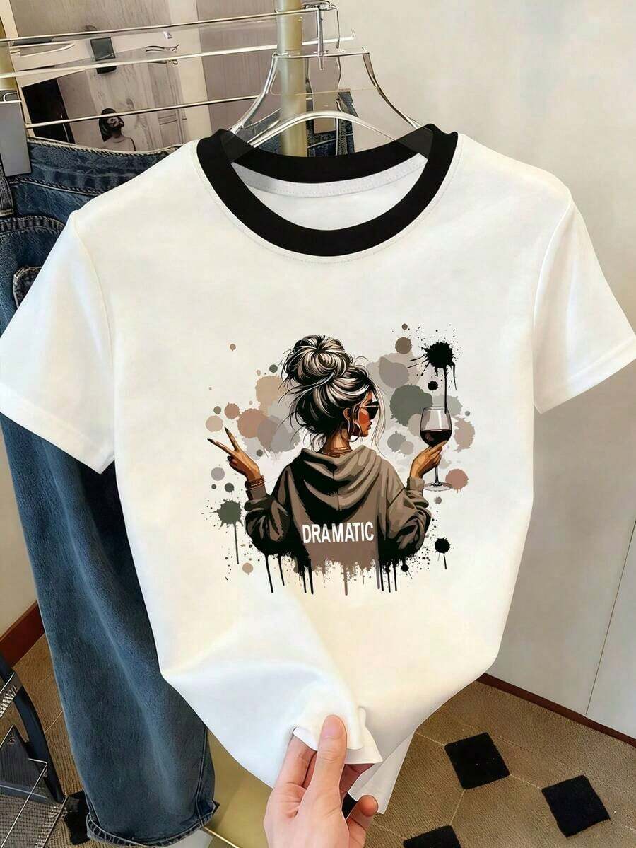 Nací para divagar, obligado a encerrarme en una camisa, camiseta de humor de gato divertida, camisa de gato personalizada dual, camiseta gráfica de gato tonto, camisa de meme de gato desquiciado - Blanco - Ver 1