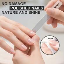 Bộ dụng cụ cắt móng tay chống bắn tóe chuyên nghiệp 4 trong 1, màu đen, bộ chăm sóc cá nhân bao gồm dũa móng tay bằng thủy tinh. - màu đen - Xem 7