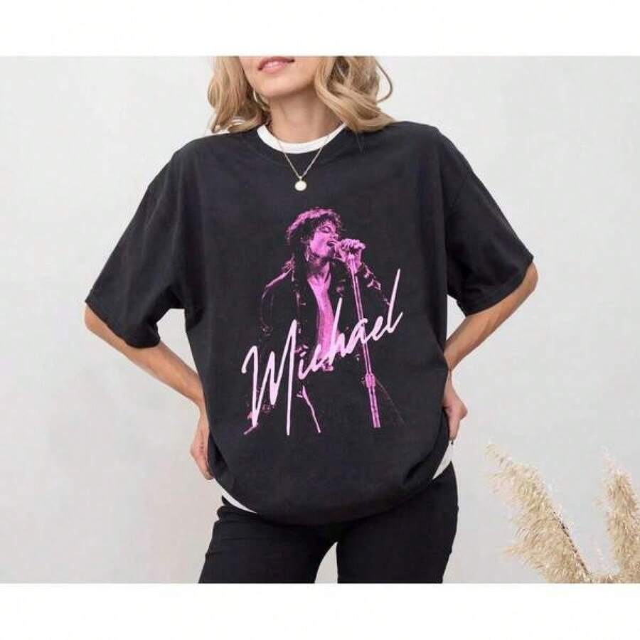 Dam-T-shirts - Svart - Visa 1