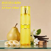 Wish 2 Pcs Women's 8.0 Fl Oz Body Mist – 6 Scents: Red Apple Berry Rose / Banana Coconut Sandalwood – Designer Inspired Long Lasting Fragrance – Perfect For Party, Daily Wear & Gift – Ideal For Girlfriend, Best Friend, Mom - Apple Crush+Banana Kiss - 查看 4