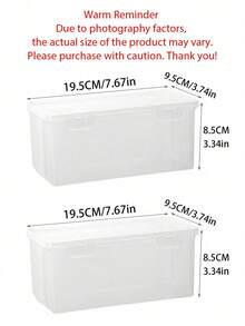 1个/2个/4个装透明桌面化妆品收纳盒，梳妆台面收纳口红、唇彩，防尘化妆品架，适用于卧室、浴室、梳妆台装饰 - 無色 - 查看 10