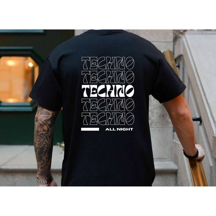 Men T-Shirts - Black - View 1