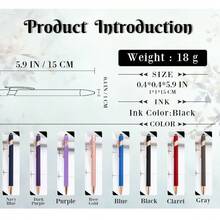 10/20pcs Customized Tactile Pens Wholesale - Personalized With Name/Logo Engraving, Suitable For Graduation Gifts, Teacher Gifts, Corporate Meetings, Conference Souvenirs, And Alumni Events - Multicolor - View 7