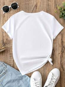 Women T-Shirts - White - View 2