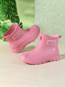 Men Rain Footwear - Pink - View 1