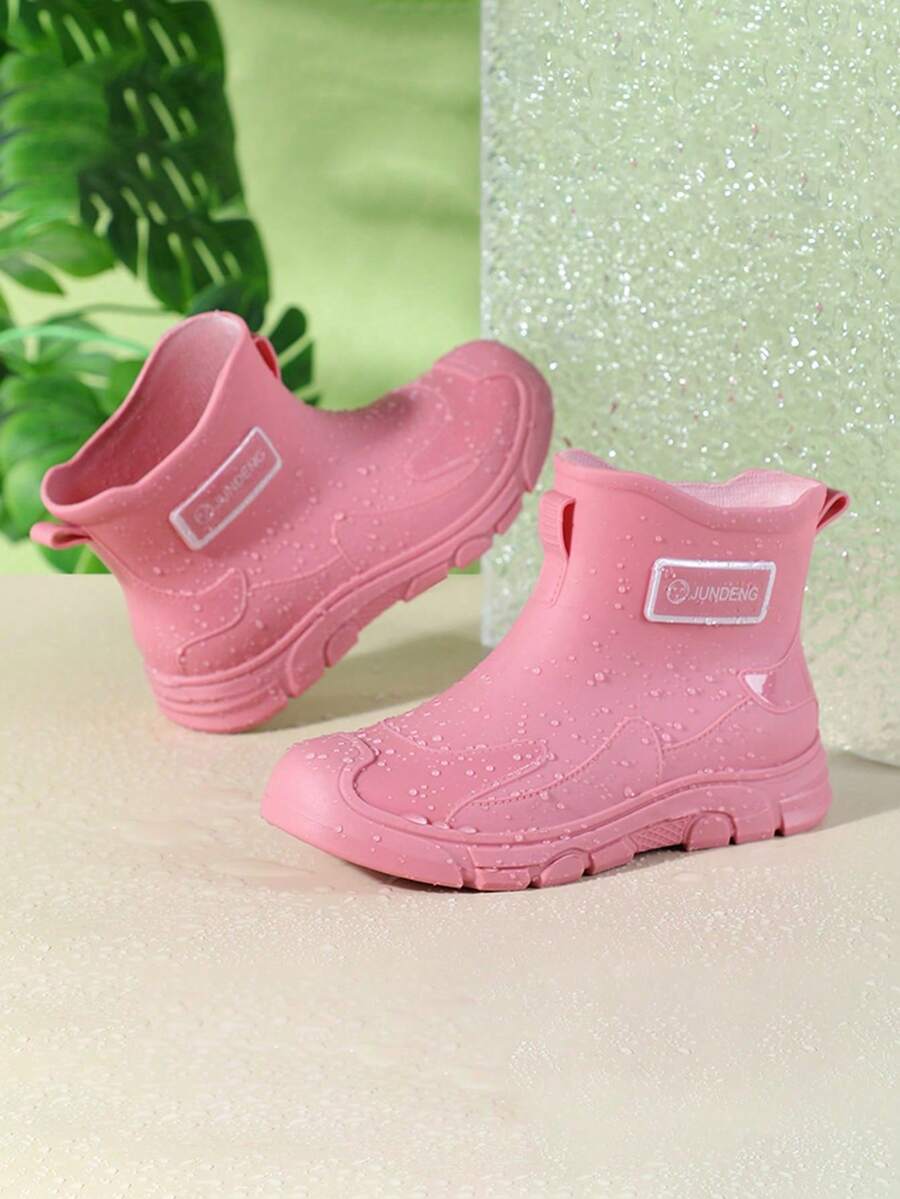 Men Rain Footwear - Pink - View 1