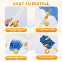 Lydia's  Duster Refills For  Electrostatic Dust Removal Brush Multisurface 360° Larger Size With 4X Microfibers Unscented Disposable Machine Washable Reusable 6 Packs - Cleaning, Home Cleaning Products - 1 - 查看 6