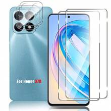 4pcs/Set Compatible With Honor X8d / X9d X7d /400 Smart /600/ 600lite / 600 Pro High Definition Tempered Glass Phone Screen Protector 3D High Definition Phone Camera Protector Protector Pad - Clear - View 5