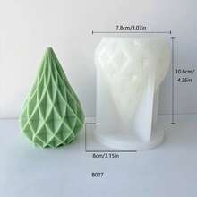 几何蜡烛 DIY 手工蜡香氛石膏多功能硅胶模具 - 幾何造型 - 查看 5