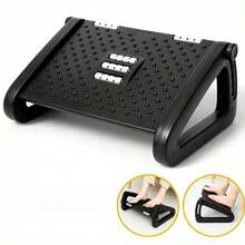 1pc Adjustable Height Ergonomic Rocking Foot Massager, Suitable For Office/Study/Living Room, Relieves Fatigue, Perfect Holiday Gift For Leaders And Relatives - Black - View 1