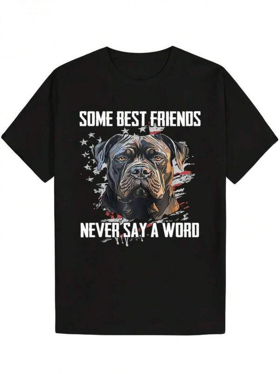 Camiseta Cane Corso Mastín Italiano - Ropa de Raza Canina Suave 180gsm, Camiseta Casual Holgada para Hombres, Regalo para Dueños de Cane Corso, Camiseta Lavable a Máquina de Mastín Italiano - Negro - Ver 1