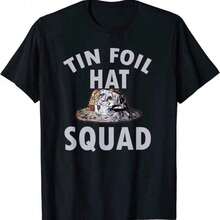 COOL SUMMER Think Like A Proton Positive Science Cotton T-Shirt, T-Shirt Design, High Quality Printed T-Shirts, Oversized T-Shirts, Vintage Urban Style, Unisex, Loose Fit Short Sleeve Cotton T-Shirt With Round Neck, Women's Blouses, Women's T-Shirts, Casual Blouses For Ladies. - 黑色 3 - 查看 7
