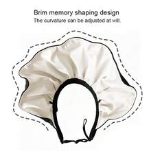 mohuan Women's UV Protection Foldable Sun Hat That Can Also Be Used As A Headband. It Is Perfect For Daily Outings, Travel, Beach Vacations And Other Occasions. As A Must-Have Sun Protection Product, It Is Also A Great Gift For Friends And Family. - A - View 6