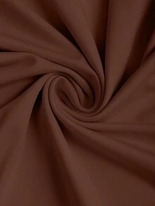 Sweetro Vestido ajustado sexy con volantes en el hombro oblicuo, que ciñe la cintura, estilo francés chic, minifalda ajustado - Marrón Mocha - Ver 5