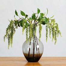 1件 58cm 人造植物附漿果與尤加利葉裝飾，適用於牆面、客廳、臥室、婚禮、派對裝飾與桌面擺飾，適合居家、書桌、廚房、婚禮、餐桌、中心裝飾、辦公室、花園、戶外與庭院裝飾，四季適用 - 彩色 - 查看 5