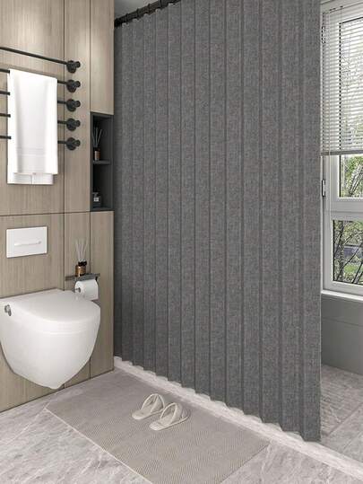 Cortinas opacas simples y elegantes, que proporcionan protección solar, aislamiento térmico y privacidad, adecuadas para la división flexible del espacio en dormitorios y salas de estar, creando un espacio tranquilo y cómodo, tanto hermoso como práctico