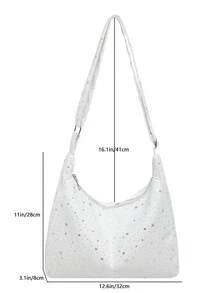 Fashionable Large Tote Bag For Women, New Design Shoulder Bag, Chic Handbag - White - View 5