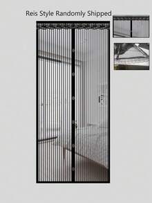 1pc Magnetic Screen Door, Magnetic Closure, Breathable, Thick Mesh, Pet Friendly, Suitable For Front Door, Sliding Door, Anti-Mosquito Screen, Anti-Mosquito Curtain, RV Accessories, Anti-Mosquito Net - Multicolor 2 - View 11