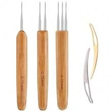 Dreamlike Braiding Crochet Hook Tool Set, Includes Various Sizes And Types Of Hooks For Braiding Handcraft - View 11
