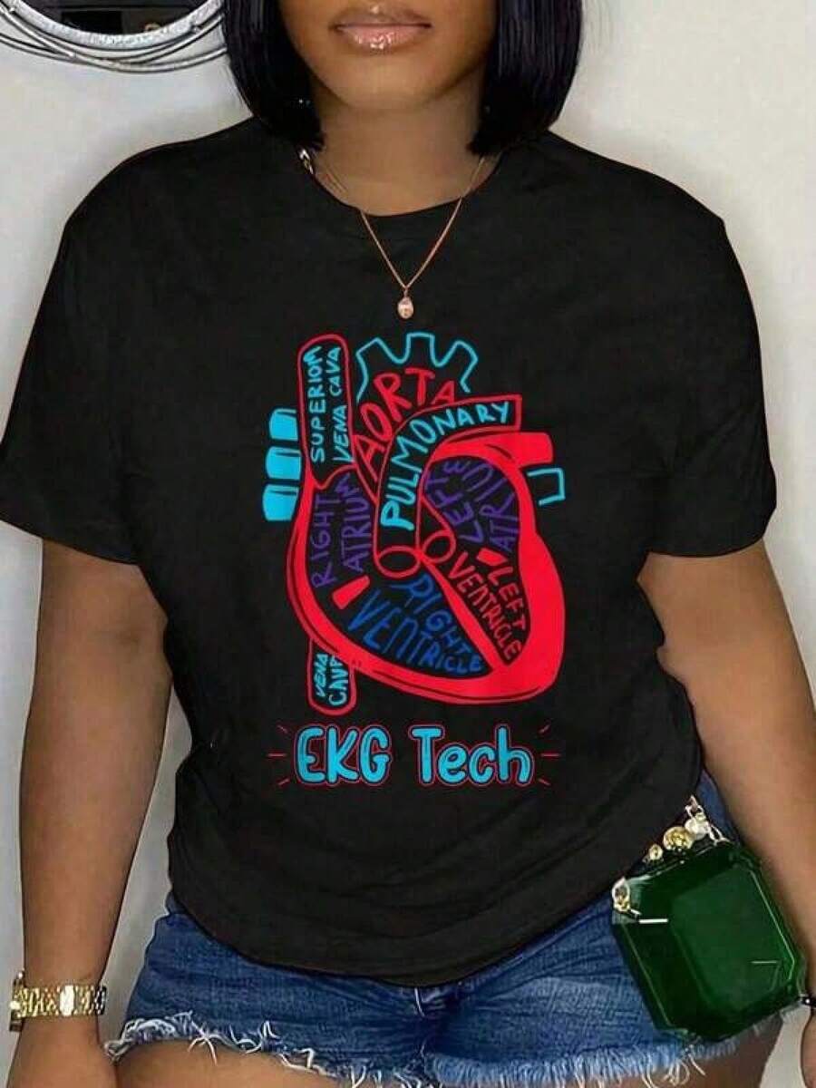 Women T-Shirts - Black - View 1