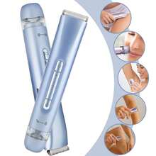 IPX7 Waterproof Dual-Head Epilator - 400mAh Rechargeable Unisex Shaver, Suitable For Face/Body, Portable Beauty Tool - Multicolor - View 5
