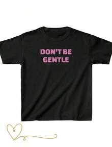 Top corto Hot Girls Love Riddim - Camiseta estilo Y2K - Negro - Ver 12