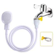 Multifunctional Detachable Portable Shower Head Set | Handheld Pet Shower Sprayer With Flexible Hose & Faucet Adapter | Boosted Pressure For Human & Pet Bathing - View 6