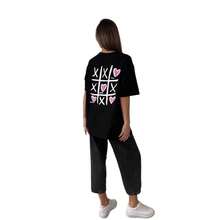 Camiseta de manga corta holgada 100% algodón para hombre y mujer, nueva camiseta básica de color sólido para verano, versátil para estudiantes. - Camisa negra de manga corta - Ver 4
