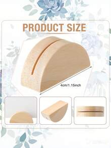 10/5/1pc Semi-Circular Table Clip, Elegant Tabletop Display Clip, Suitable For Wedding, Beach Party, Birthday, Garden Event, Restaurant, Fashion Design, Tabletop Decor, Table Arrangement, Office, Photo, Event Planning, Menu Table Clip - Seat Clip - View 9