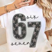 1 Piece Funny T-Shirt With "Let's Get Meme" Meme Print - 100% Cotton, Short Sleeve, Casual Crew Neck, Simple Y2K Style With Letter Print, Streetwear, Soft T-Shirts For All Seasons - Unisex, For Everyday Wear On Campus, 180g 100% Cotton - White-12 - 查看 8