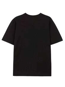 Camiseta a juego familiar con diseño de manzanas adorables de Apple Picking Crew, atuendo para el Festival de la Cosecha de Otoño, camiseta de temporada de otoño para mujeres y niños. - Negro - Ver 2