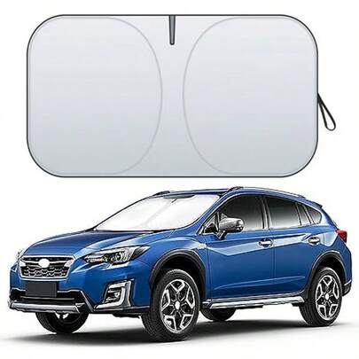 Parasol para parabrisas de coche, bloquea el 99% del calor para mantener el interior fresco, ajuste universal para coches, SUV, parasol de coche de verano, bloqueador solar y accesorios de automóvil