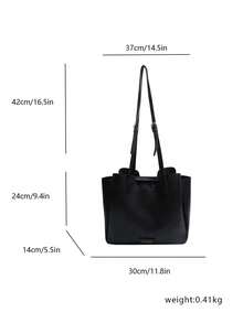 1pc Solid Color Quilted Women's Tote Bag, Practical PU Large Pocket Design, Elegant Ladies Tote Bag, Multi-Pocket Women's Work Bag & Casual Bag, Can Accommodate Laptop, Tablet, Wallet, Cosmetics, Ideal For Commuting, Shopping, Travel In Summer, Great Gift, High-Quality Ladies Handbag - Multicolor - View 7