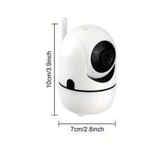 1pc HD Wireless WIFI Home Security Camera, Baby & Pet Monitor, HD Night Vision, Motion Detection, Two-Way Audio, Suitable For Home Recording & Monitoring - White - View 8