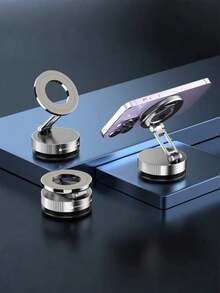 360° Tri-Axis Foldable MagSafe Car Phone Holder - Vacuum Magnetic Base, Navigation Supported, Compatible With All MagSafe Devices, Zinc Alloy Material, Multi-Angle Adjustment, No Charging Required, Compact Folding Design, Durable Hinge Mechanism, Won't Damage Car Interior - Multicolor - View 15