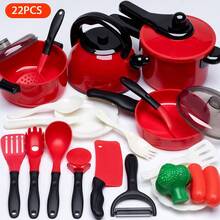 14/22pcs Kids Role Play Kitchen Toy Set, Includes Cooking & Fruit Cutting Educational Toys For Boys & Girls, Mini Kitchen Cutting Play Toys, Suitable For Home & School Use, Role Play Kitchen - Multicolor - View 13