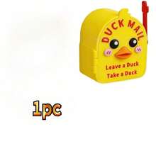 3D Printed Cruise Duck Mini Mailbox - Horizontal Wall Mount, Suitable For Office Decoration, Duck Theme Collector Gifts, Front Opening Plastic Mailbox, Can Be Used For Cabin Door Or Desktop Decoration, Nautical Style Birthday/White Elephant Gifts/Christmas Gifts - 1 (excluding Duck) - View 4
